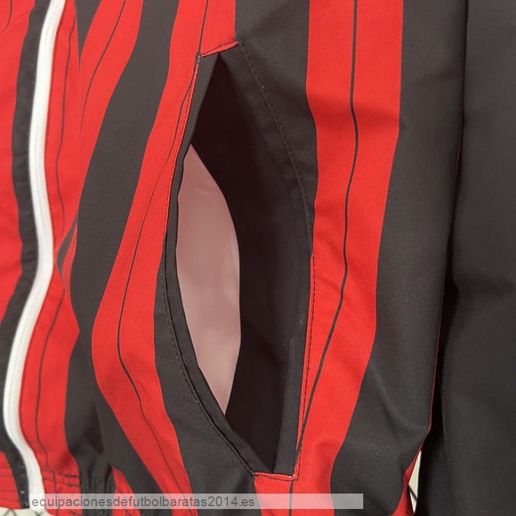 Nuevo Rompevientos AC Milan 24/25 Blanco Rojo Baratas